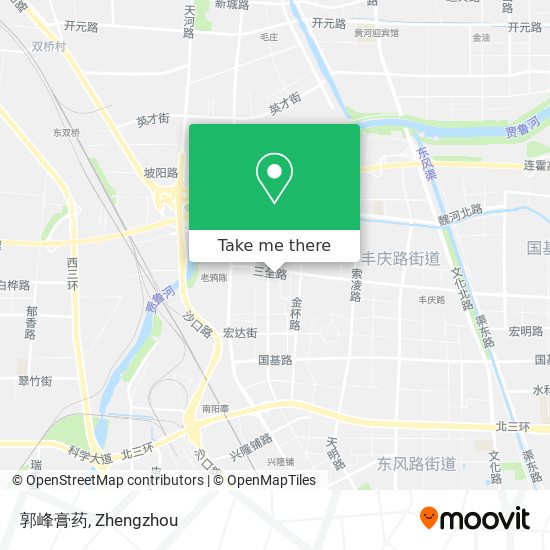 郭峰膏药 map