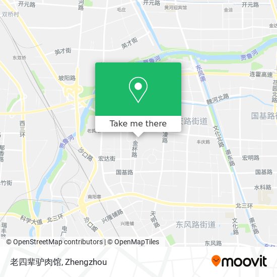 老四辈驴肉馆 map