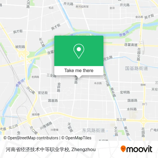 河南省经济技术中等职业学校 map