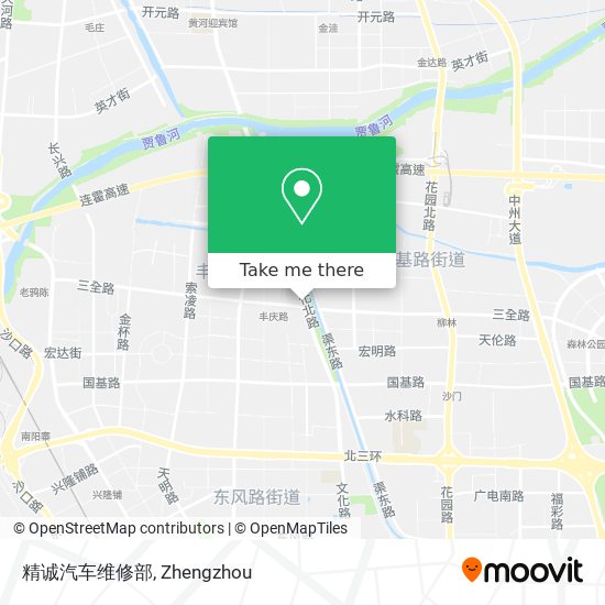 精诚汽车维修部 map