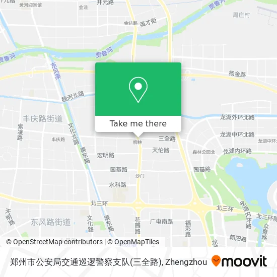 郑州市公安局交通巡逻警察支队(三全路) map