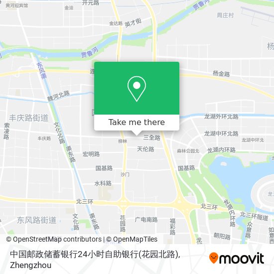 中国邮政储蓄银行24小时自助银行(花园北路) map