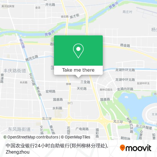 中国农业银行24小时自助银行(郑州柳林分理处) map