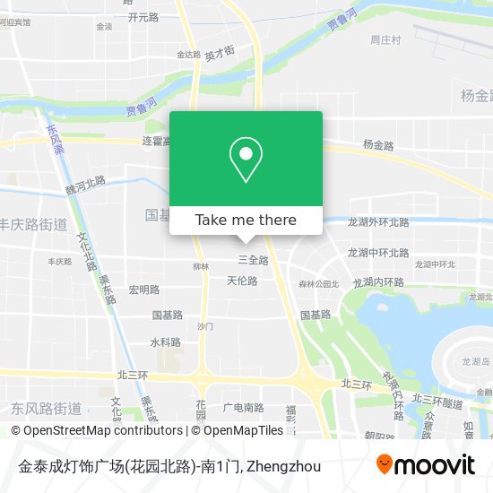 金泰成灯饰广场(花园北路)-南1门 map