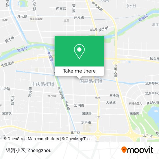银河小区 map