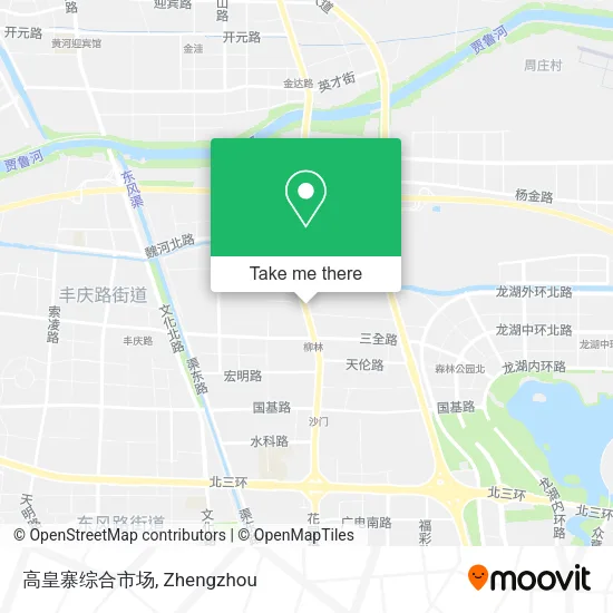 高皇寨综合市场 map