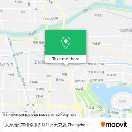 大拇指汽车维修服务店郑州天荣店 map