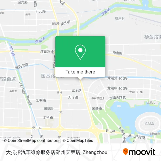 大拇指汽车维修服务店郑州天荣店 map