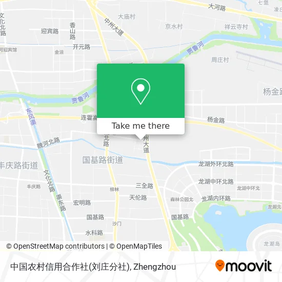 中国农村信用合作社(刘庄分社) map