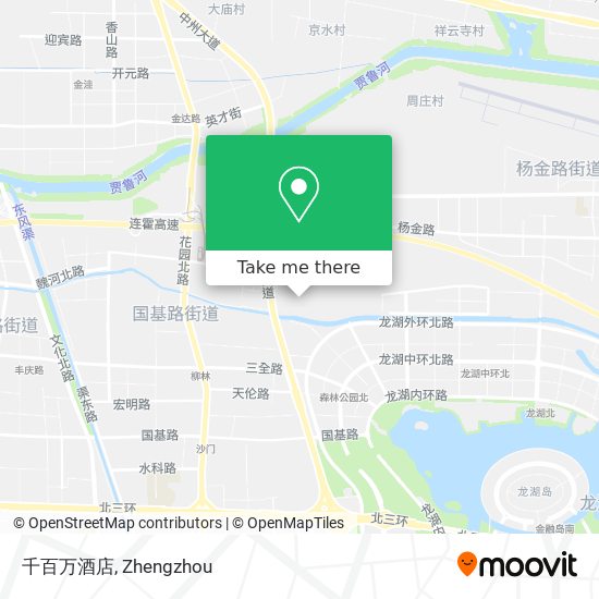 千百万酒店 map