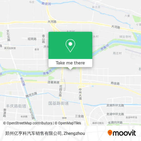 郑州亿亨科汽车销售有限公司 map