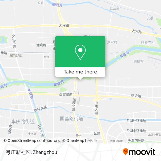弓庄新社区 map