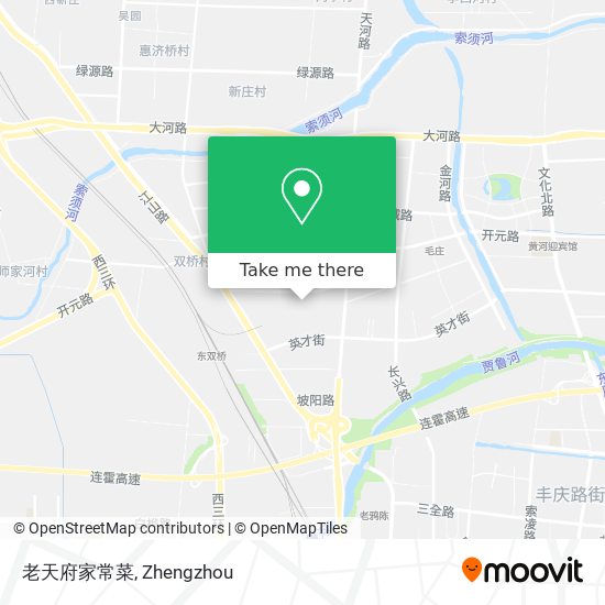 老天府家常菜 map