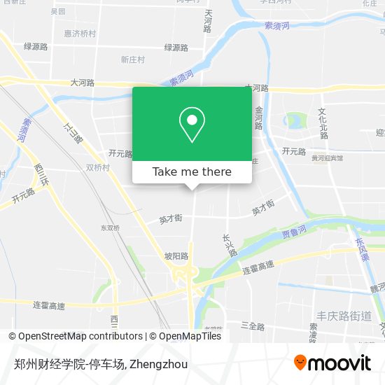 郑州财经学院-停车场 map