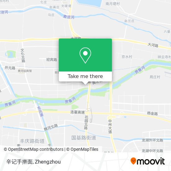 辛记手擀面 map