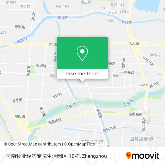 河南牧业经济专院生活园区-10栋 map