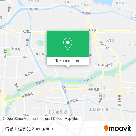 信息工程学院 map