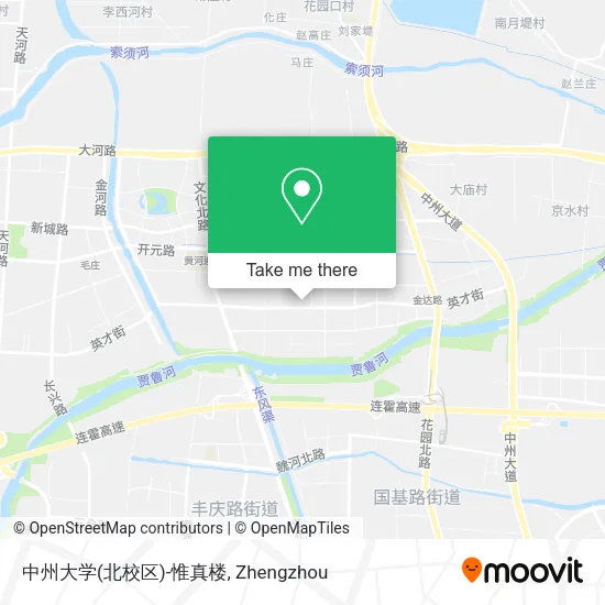 中州大学(北校区)-惟真楼 map