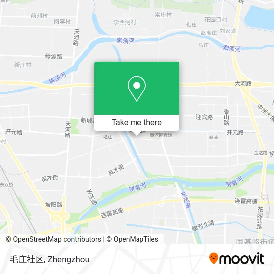 毛庄社区 map