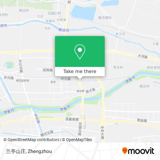 兰亭山庄 map