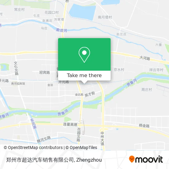 郑州市超达汽车销售有限公司 map