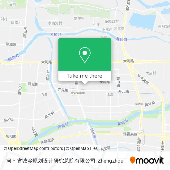 河南省城乡规划设计研究总院有限公司 map