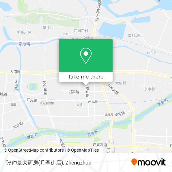 张仲景大药房(月季街店) map