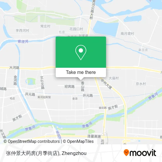 张仲景大药房(月季街店) map