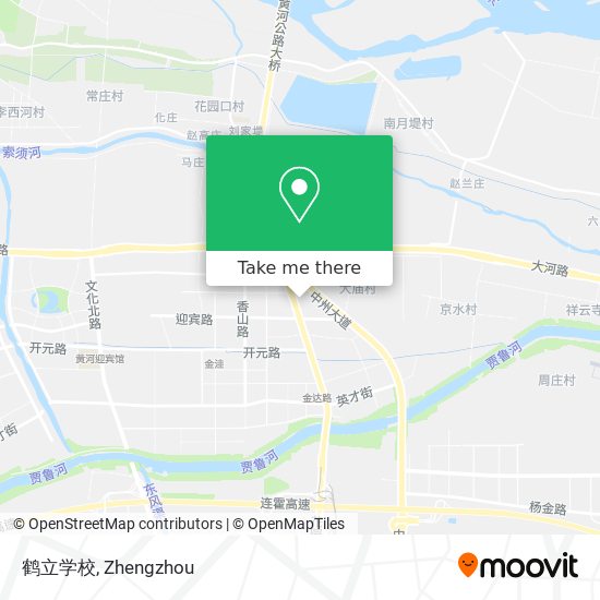 鹤立学校 map