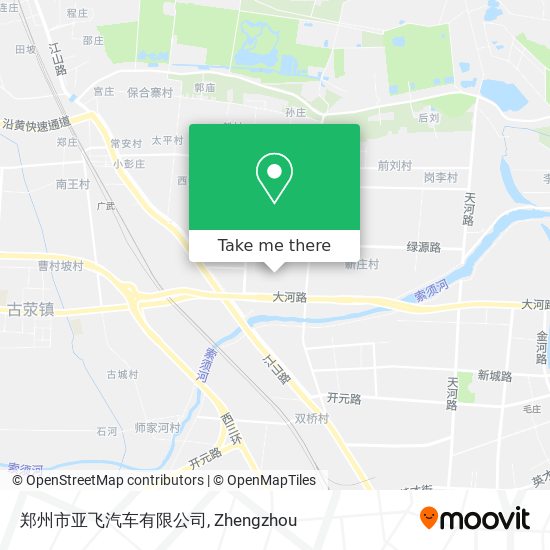 郑州市亚飞汽车有限公司 map