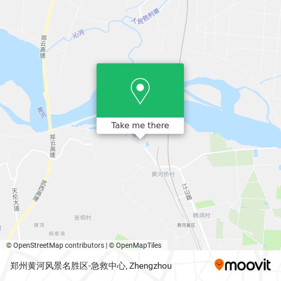 郑州黄河风景名胜区-急救中心 map