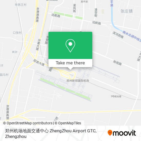 郑州机场地面交通中心 ZhengZhou Airport GTC map