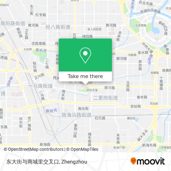 东大街与商城里交叉口 map