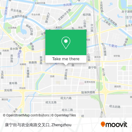 康宁街与农业南路交叉口 map