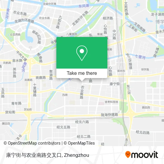 康宁街与农业南路交叉口 map
