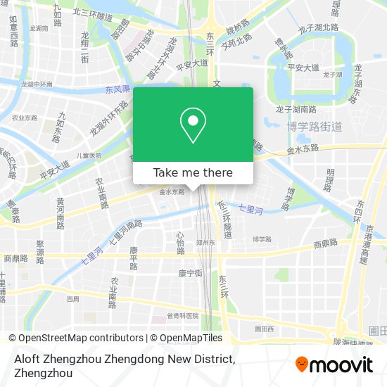 Aloft Zhengzhou Zhengdong New District map