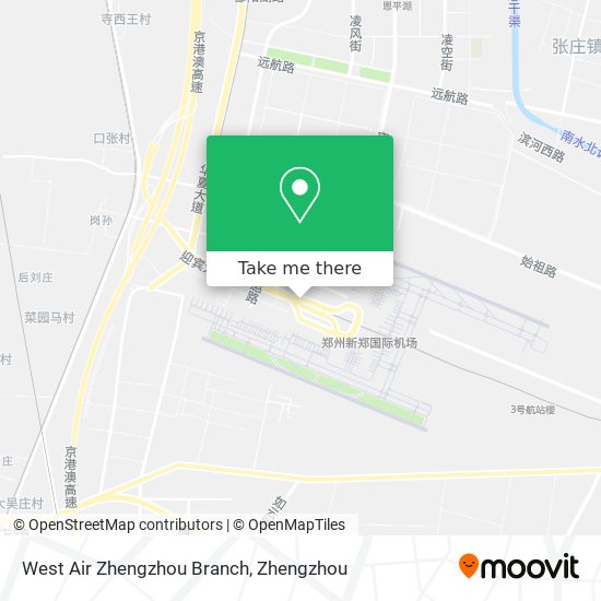 West Air Zhengzhou Branch map