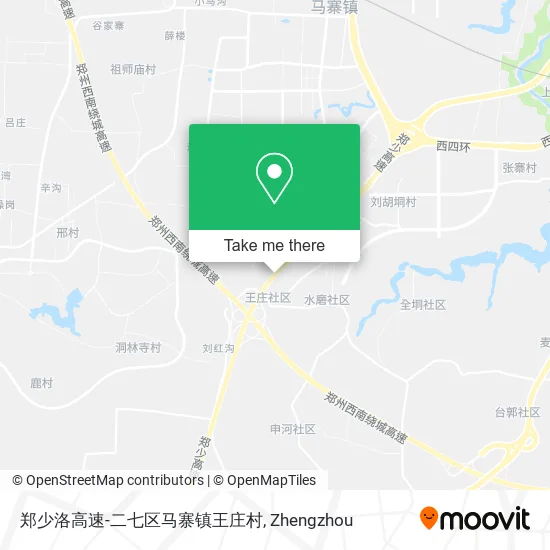 郑少洛高速-二七区马寨镇王庄村 map