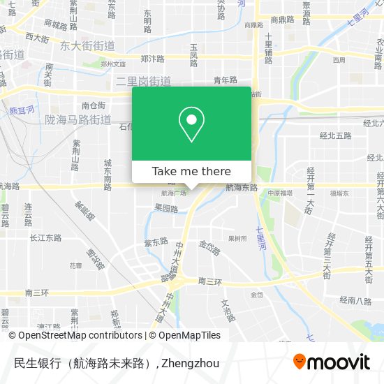 民生银行（航海路未来路） map