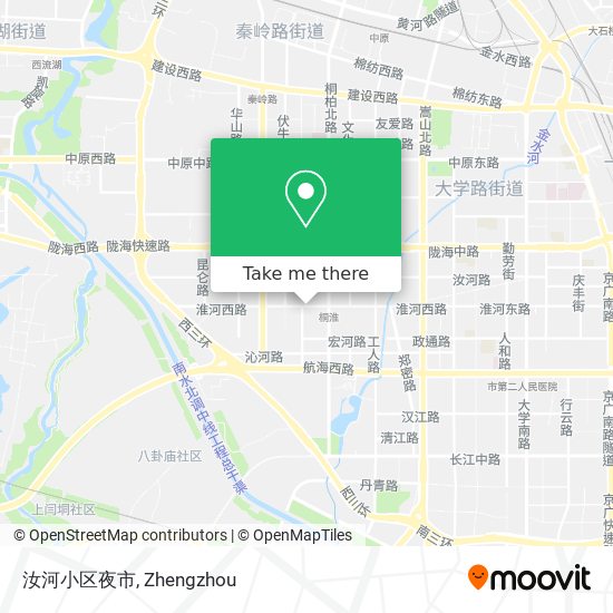 汝河小区夜市 map