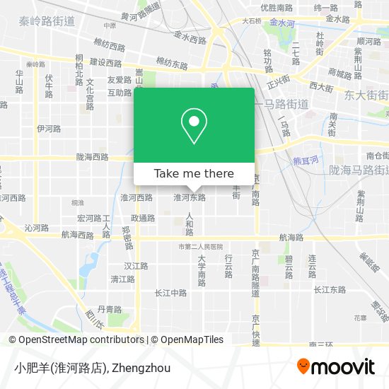 小肥羊(淮河路店) map