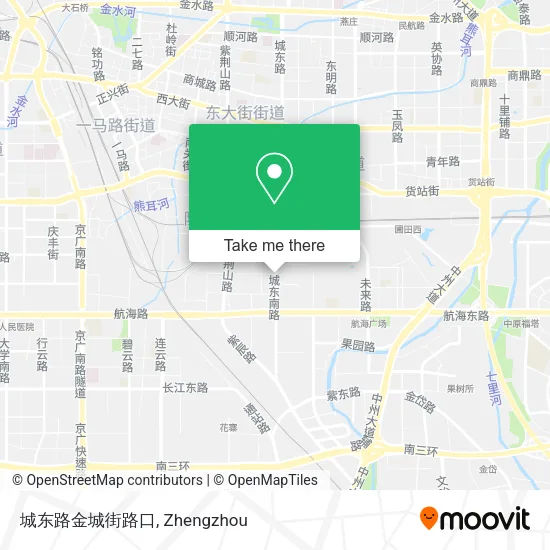 城东路金城街路口 map