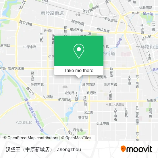汉堡王（中原新城店） map
