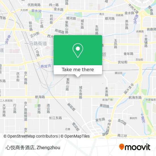 心悦商务酒店 map