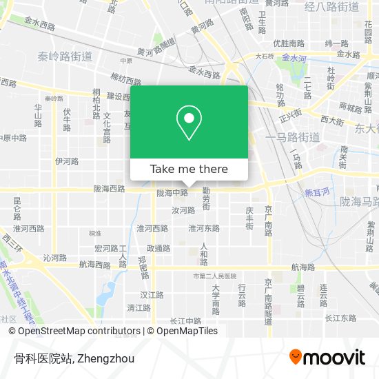 骨科医院站 map