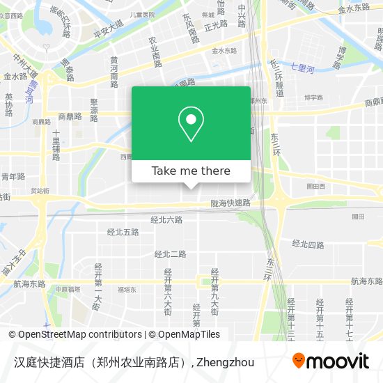 汉庭快捷酒店（郑州农业南路店） map