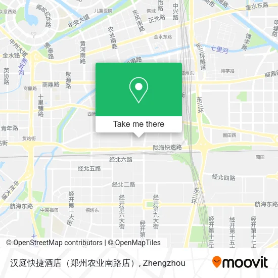 汉庭快捷酒店（郑州农业南路店） map