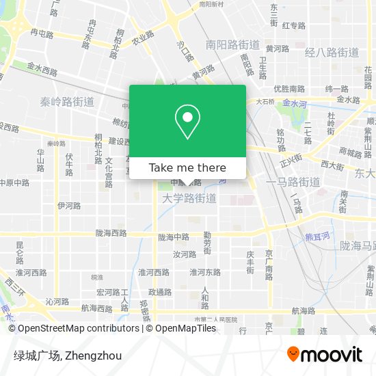 绿城广场 map