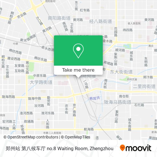 郑州站 第八候车厅 no.8 Waiting Room map