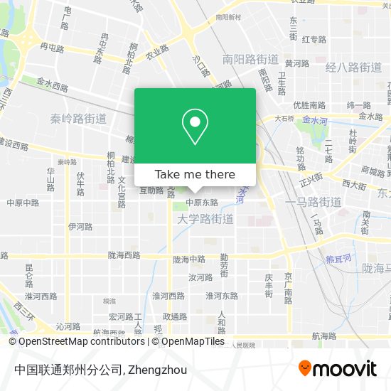 中国联通郑州分公司 map
